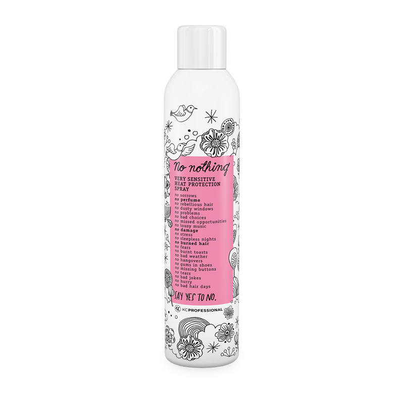 No nothing Very Sensitive Heat Protectant Spray – Headliners Boutique Salon  Supply