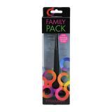 Family Pack Brush Set Black - 3 Pack
